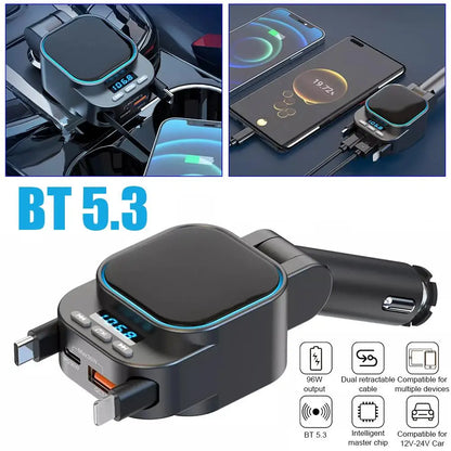 Transmiter FM Bluetooth 5.3 A6T9